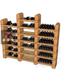 Casiers en pierre de Tuffeau pour 228 bouteilles SANDYLINE