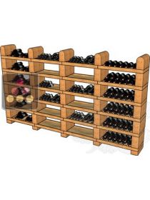Casiers en pierre de Tuffeau pour 288 bouteilles SANDYLINE