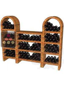 Casiers en pierre massive pour 200 bouteilles CAVO