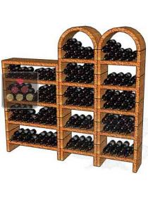 Casiers en pierre massive pour 250 bouteilles CAVO