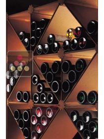 Module de 30 casiers de rangement mono-profondeur pour 480 bouteilles VINOSAFE