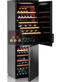 Combiné de 2 caves à vin Mono-température de vieillissement ou de service CALICE