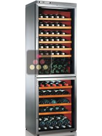 Combiné de 2 caves à vin mono-températures de conservation ou de service CALICE