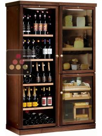 Combiné Gourmand : cave à vin de service, cave à fromages et cave à cigares CALICE