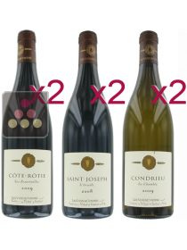 Sélection de 4 Vins Rouges et 2 Blancs - Grandes Appellations du Rhône Nord Sélection Vin