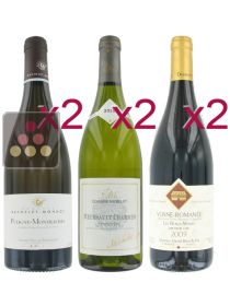 Sélection de 4 Vins Blancs et 2 Rouges - 1er Crus Blancs et Rouges de Bourgogne Sélection Vin