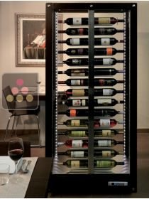 Vitrine 4 faces réfrigérée de conservation ou de service des vins CALICE