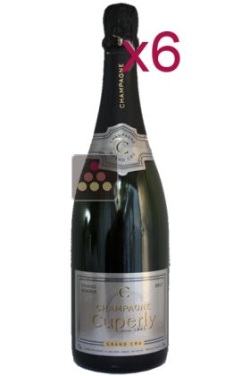 6 bouteilles de Champagne Grand Cru - Maison Cuperly