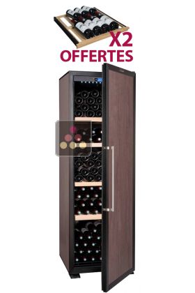 Cave à vin Mono-Température de vieillissement + 2 clayettes coulissantes offertes