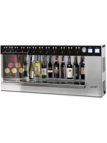 Distributeur de vin au verre 12 bouteilles avec système de conservation et cartes RFID WINE TASTE