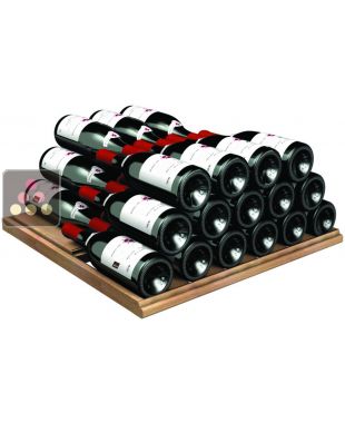 Clayette de stockage en Hêtre massif 12 empreintes pour Gamme Prestige TRANSTHERM