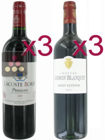 Sélection de 6 Vins Rouges - Pauillac et Saint Estèphe Sélection Vin