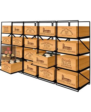 La seule solution pour stocker 20 caisses de vins et 240 bouteilles MODULORACK