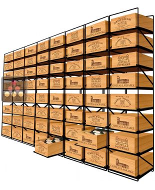 La seule solution pour stocker 64 caisses de vins et 768 Bouteilles MODULORACK