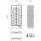 Combiné de 2 vitrines à vin multi-températures pour installation centrale - Usage pro - Bouteilles horizontales - Façades incurvés