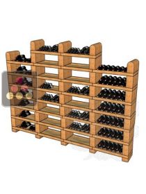 Casiers en pierre de Tuffeau pour 360 bouteilles SANDYLINE