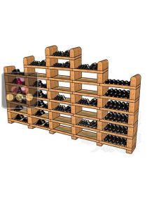 Casiers en pierre de Tuffeau pour 408 bouteilles SANDYLINE