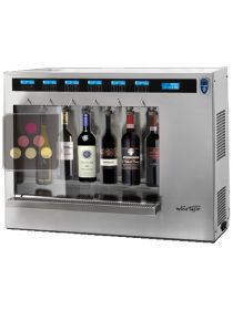 Distributeur de vin au verre mono-temp - 6 blles version Self service + système de conservation WINE TASTE