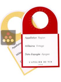 40 &Eacute;tiquettes-t&eacute;moins L'ATELIER du VIN