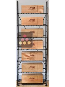 Solution de rangement pour 7 caisses de vins ARCHITECTURE INTERIEURE DU VIN