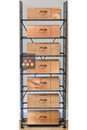 Solution de rangement pour 7 caisses de vins