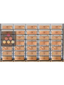 Solution de rangement pour 35 caisses de vins ARCHITECTURE INTERIEURE DU VIN