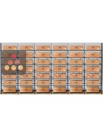 Solution de rangement pour 42 caisses de vins ARCHITECTURE INTERIEURE DU VIN