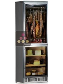 Combiné de cave à charcuterie et cave à fromage encastrable jusqu'à 100 kg CALICE