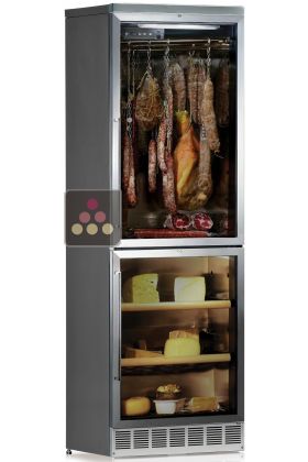 Combiné de cave à charcuterie et cave à fromage encastrable jusqu'à 100 kg