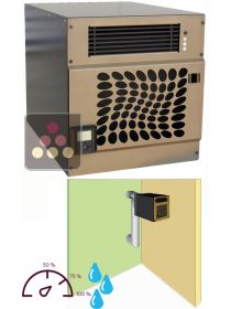 Climatiseur de cave jusqu'à 30m3 avec humidificateur et fonction chauffage - Installation extérieure à la cave FRIAX
