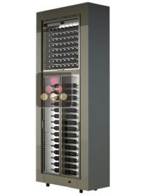 Combiné de 2 caves à vin multi-usages modulaires, en pose libre CALICE DESIGN