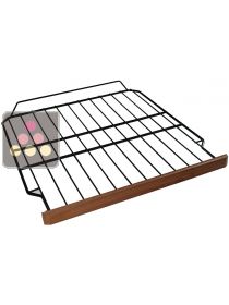 Clayette de stockage en fil d'acier avec fronton bois pour cave ACI-CLI810 CLIMADIFF