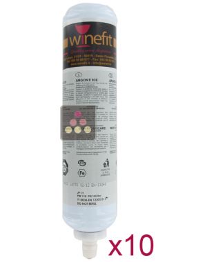 Lot de 10 cartouches d'Argon pour distributeur Winefit WINEFIT