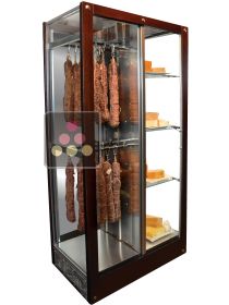 Vitrine 3 faces réfrigérée de conservation ou de service des fromages et des charcuteries CALICE