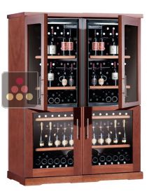Combiné de 4 caves à vin mono-température de conservation ou de service CALICE