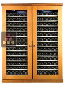 Combiné de 2 caves à vin mono-température de conservation et de service CALICE