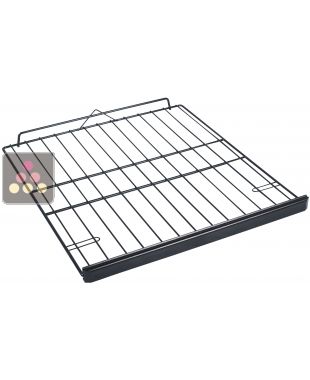 Clayette de stockage en fil d'acier avec fronton bois AVINTAGE