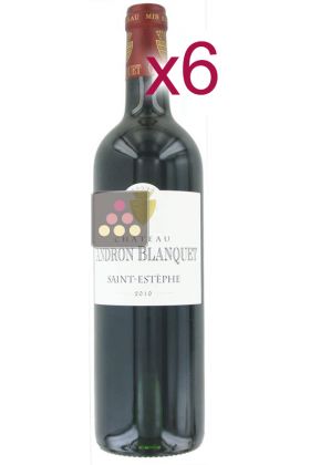 6 Bouteilles de Saint-Estèphe Cru Bourgeois - 2015 - Château Andron Blanquet