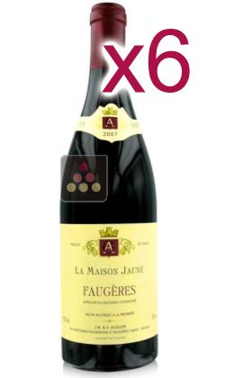 6 Bouteilles de Faugères Rouge 2016 - Domaine JM Alquier - Cuvée Maison Jaune