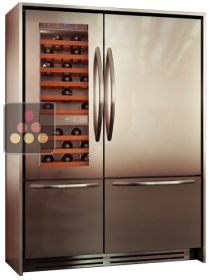 Combiné cave à vin, réfrigérateur et double-compartiment Tri-Modes - Design Classique KITCHENAID