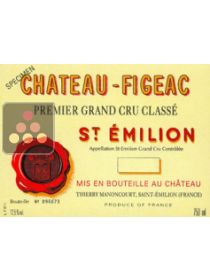 Vins Rouge Figeac - Saint Emilion 1er Grand Cru classé B - 2007 0,75 L Sélection Vin