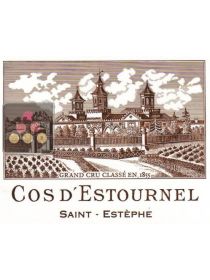 Vins Rouge Cos d'Estournel - Saint Estèphe 2è Cru Classé - 2007 0,75 L Sélection Vin