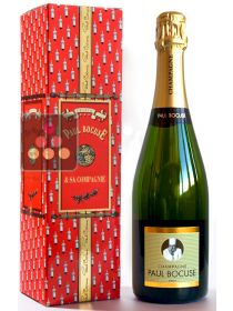 Bouteille de Champagne en étui Paul BOCUSE rouge PAUL BOCUSE