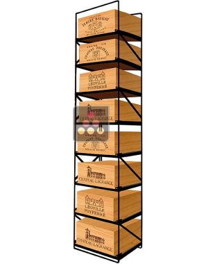 La seule solution pour stocker 8 caisses de vins et 96 bouteilles MODULORACK