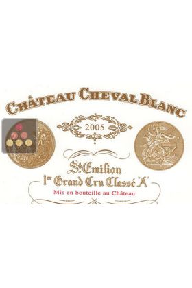 Vins Rouge Cheval Blanc - Saint Emilion 1er Grand Cru classé A - 1974 - 0,75 L 