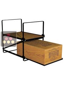 Lot de 988 racks coulissants pour 1976 caisses-bois, soit 23712 bouteilles MODULORACK