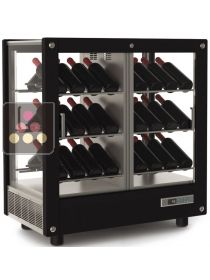 Vitrine 4 faces réfrigérée de conservation ou de service des vins CALICE