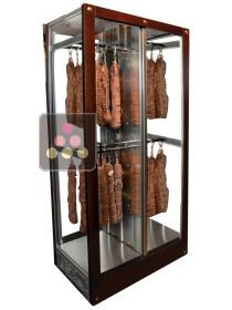 Vitrine 4 faces réfrigérée de conservation ou de service des charcuteries CALICE
