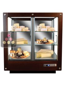 Vitrine 3 faces réfrigérée de conservation ou de service des fromages CALICE