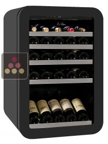 Cave à vin mono-température de service - Finition noire LE CHAI